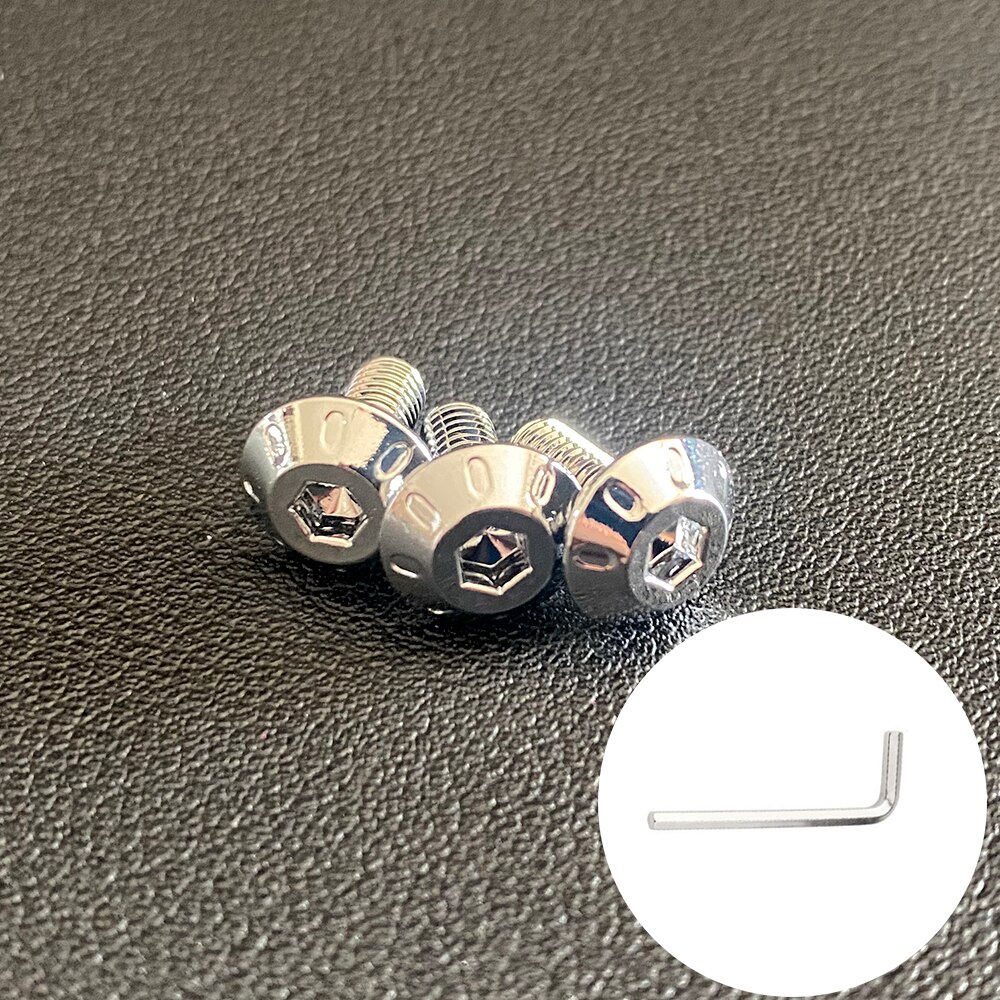 Embellecedor trasero para casco de motocicleta, alerón, accesorios, funda para AGV Pista GPR CORSA-R: Screw silver