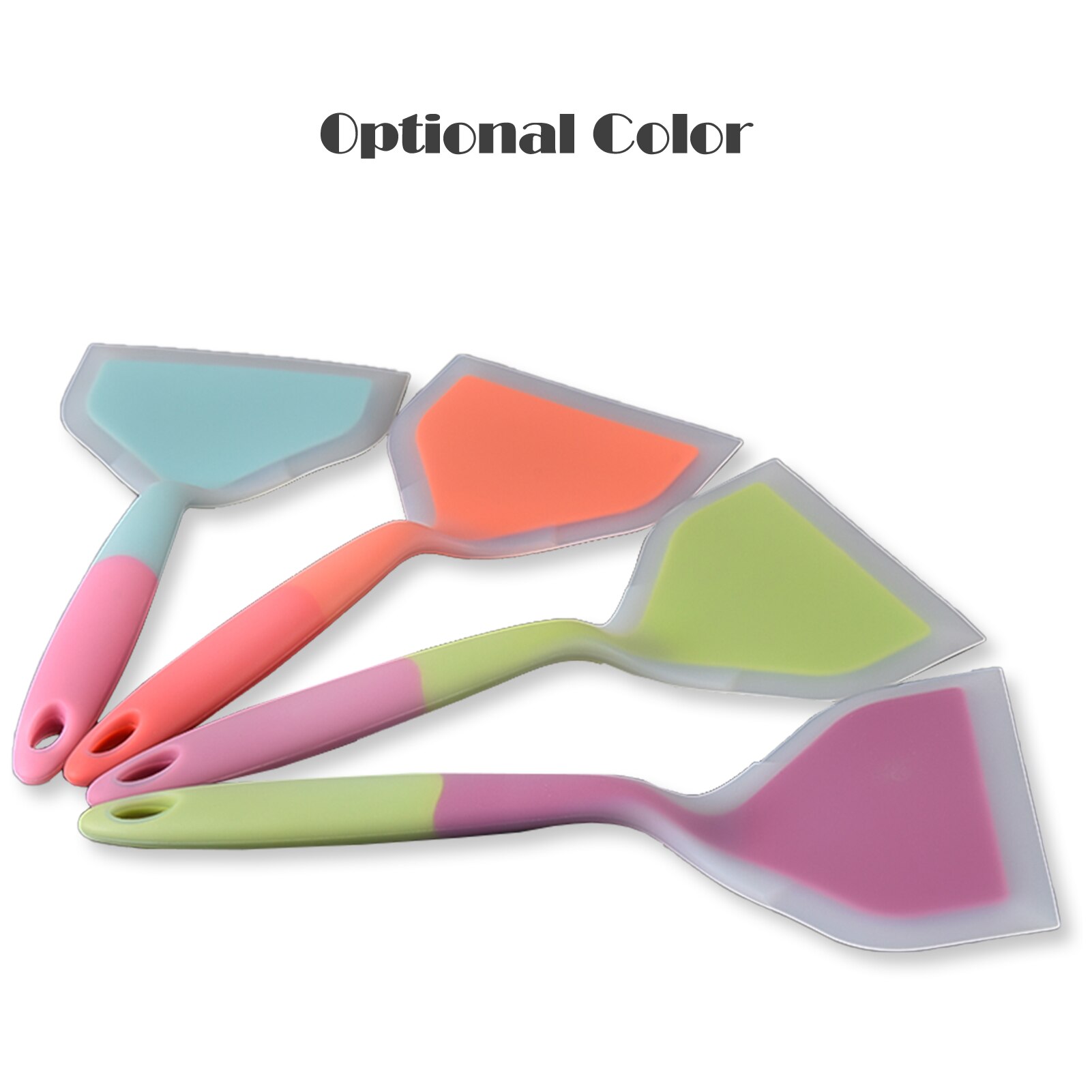 Silicone Spatula Food-Grade Safe Spatula Turner Nonstick Kitchen Utensils Spatula Versatile Tools for Cooking Baking Mixing