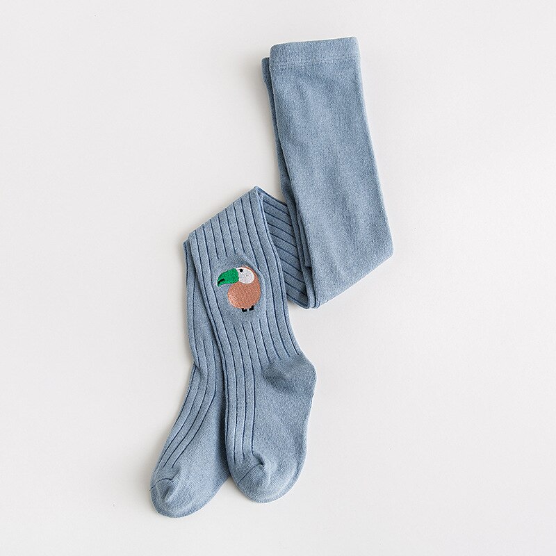 Barn flickor vinter svarta leggings vår höst baby strumpbyxor benvärmare flicka långa bomullsstrumpor smala småbyxor 1-8y: D / 3-5 år gammal