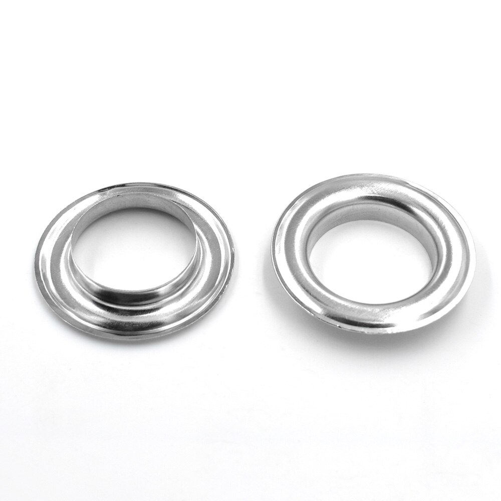 (50 set/lote) diámetro interior 20 mm poros de Metal ojales ropa y accesorios ojales anillos remaches tela de sombra ventilación