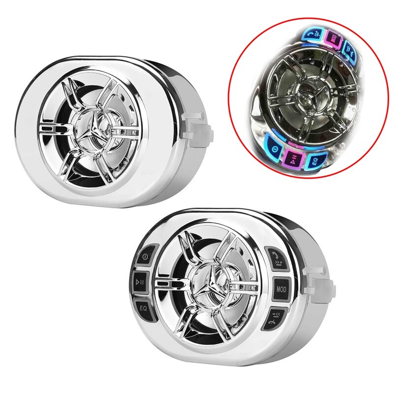 Motocyklowe głośniki stereofoniczny 3.5 Cal Bluetooth odtwarzacz MP3 wodoodporne aktywne połączenie FM o dla skuter rower ATV UTV