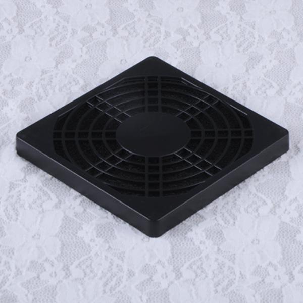 Funda para ordenador PC YCDC 4cm 8cm 9cm Filtro de polvo antipolvo funda para ventilador de ordenador negro: 9CM