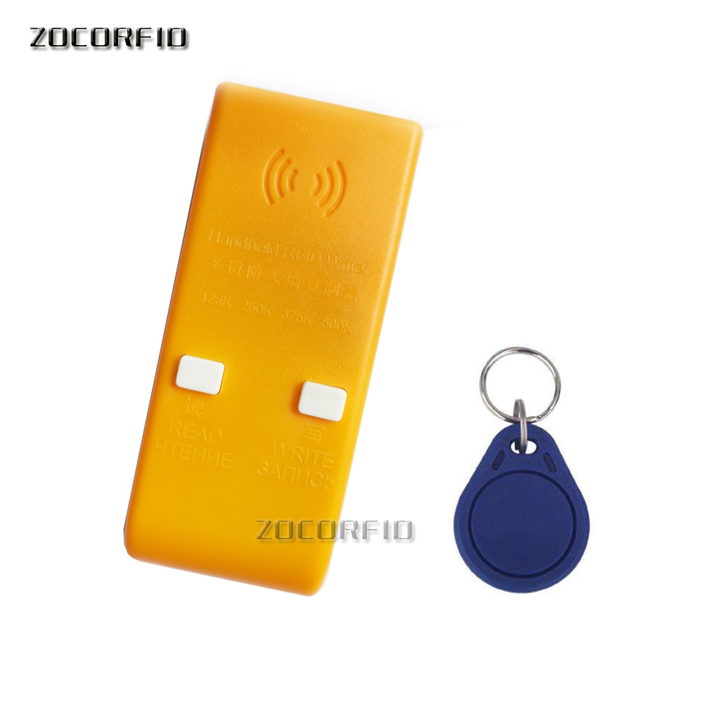 Lector de tarjetas Rfid portátil, escritor, copiadora de control de acceso/etiquetas de identificación duplicadoras RFID,