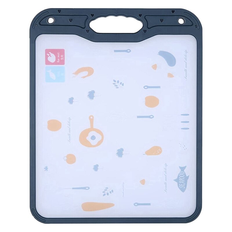 Stainless Steel Cutting Board Kitchen Double-Sided Dual-Purpose Vegetable Meat And Fruit Cutting Board: Default Title