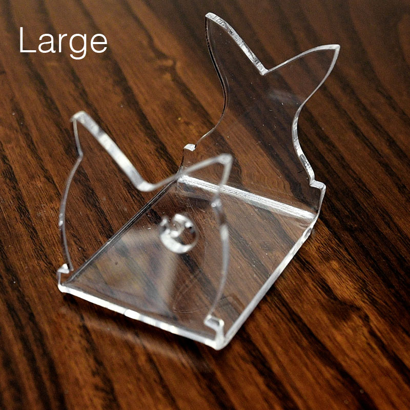 Fishing Lure Acrylic Display Stand Hard Bait Minnow Jigging Shelf Rack Holder Support Storage Decoration: WHITE