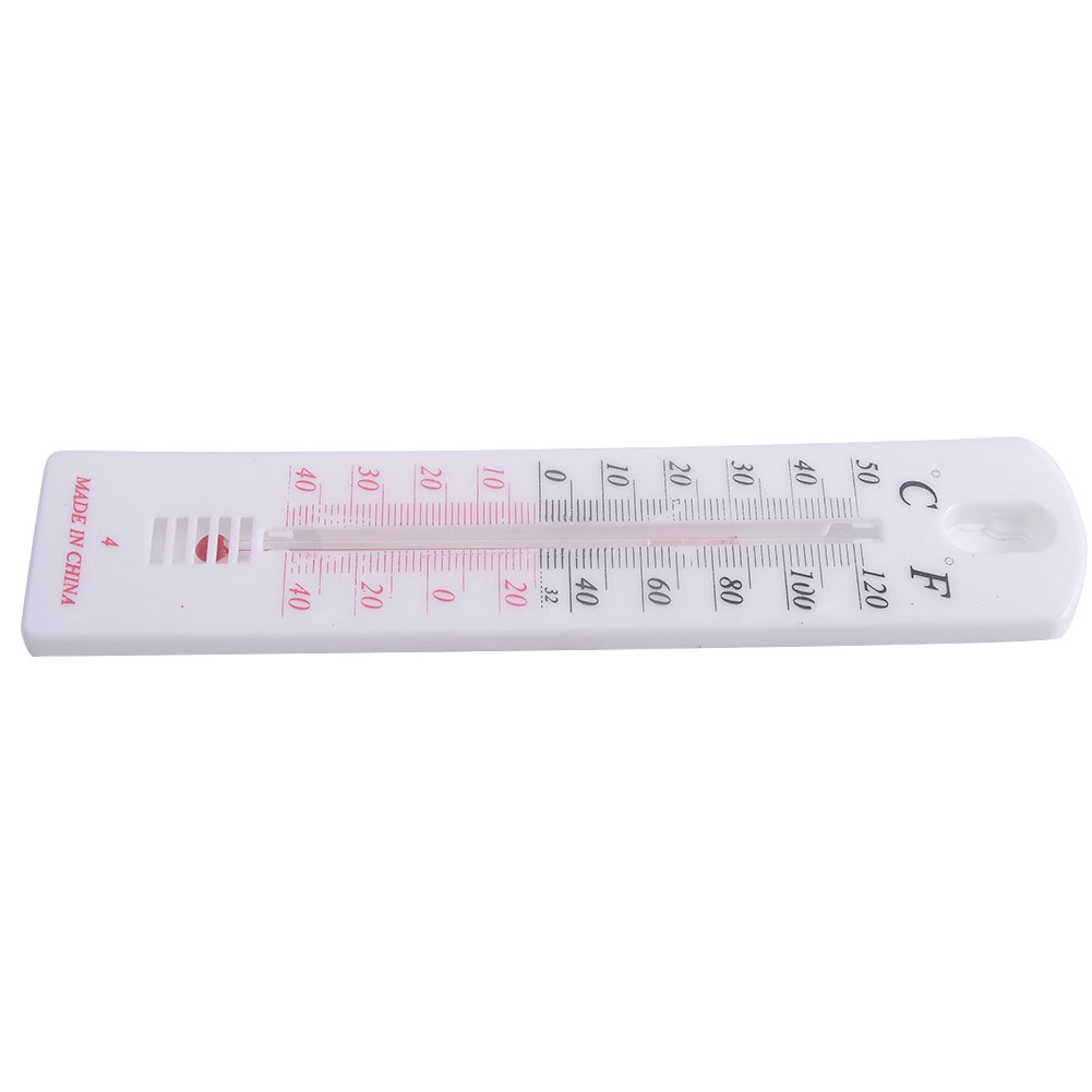 Wall Thermometer -50~500C ruler Shaped Clock Temperature logger meter indoor outdoor Garden Greenhouse thermometer