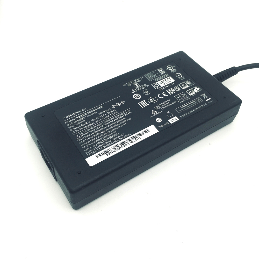 Original 20V 6A 120W AC Adaptor Charger For Chicony MSI Cyborg 15 A12VF-021SG A12VE-024 Laptop Adapter Power Supply Cable