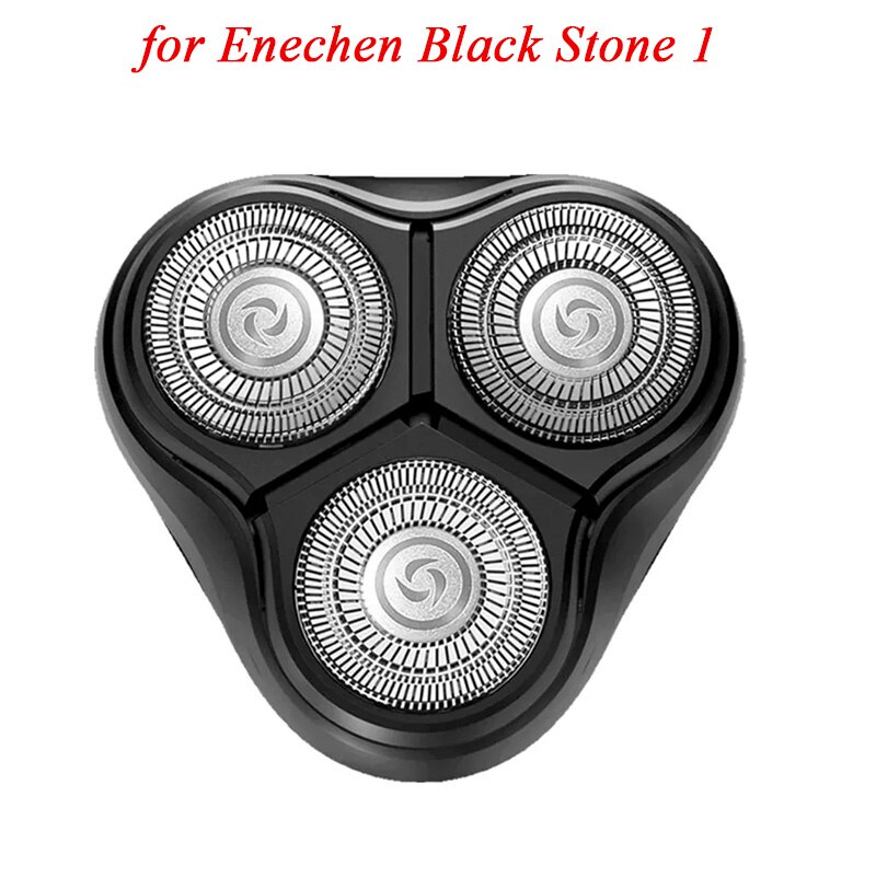 Youpin Enchen Black Stone 3D Float ShaverHead Double Rings Razor Cutter Heads CutterHead for Men Placement ShaverHead: for Enchen 1