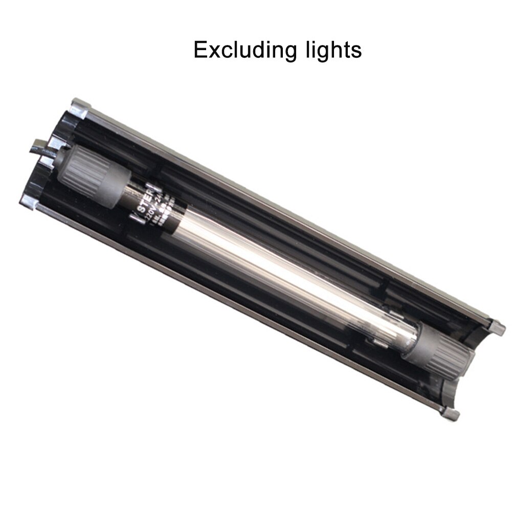 Light Barrier Solid Easy Install Aquarium Accessories Plastic Fish Pond Disinfection Equipment UV Lamp Hood Baffle Plate Black