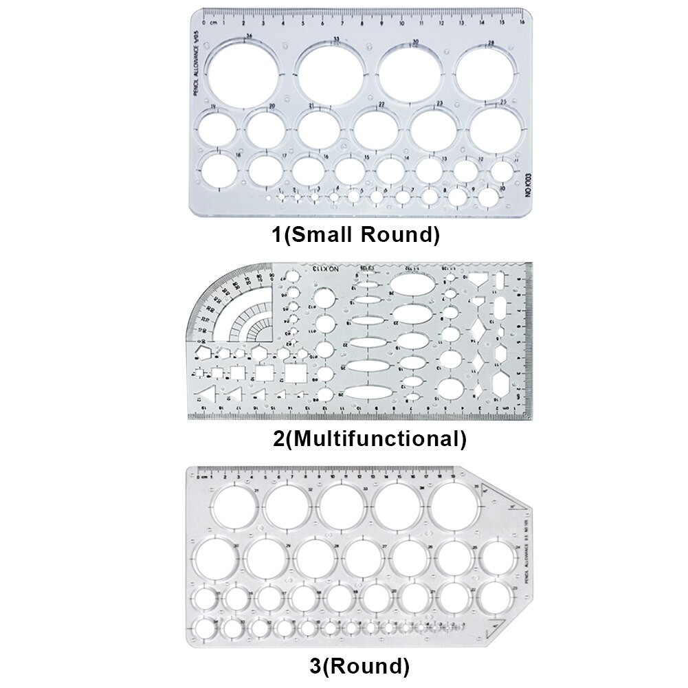 Drafting Tool Furniture Drawing Ruler Portable Practical Architectural Template House Plan Stencil Architect Geometric Measuring