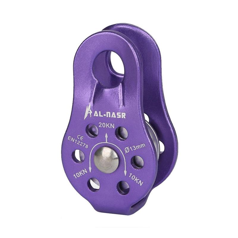 Mountaineering Rigging Equipment Pulley Climbing Rock Altitude Climbing High Pulley Rescue Pulley Mountaineering Cave N4E7: Purple