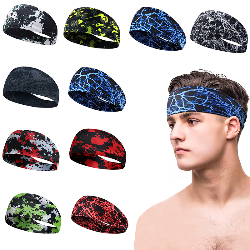 Banda antisudor para Fitness Unisex, diadema para correr, deportes, absorbente, Yoga, 1 ud.