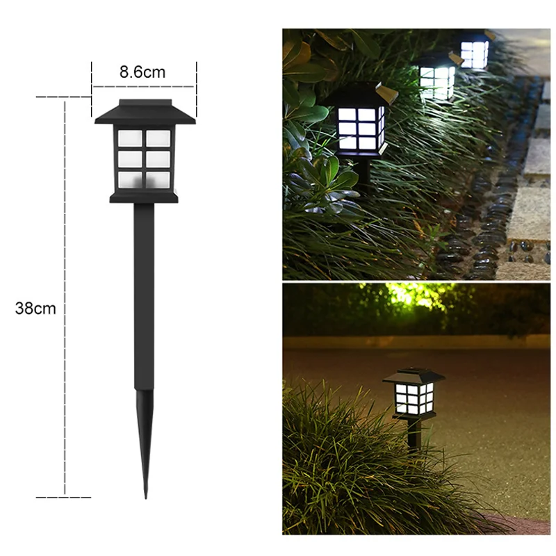 LED Solar Tuinpad Verlichting - IP65 Waterdicht - Decoratie voor Tuin, Pad, Oprit, Terras: Oranje / 16-20w