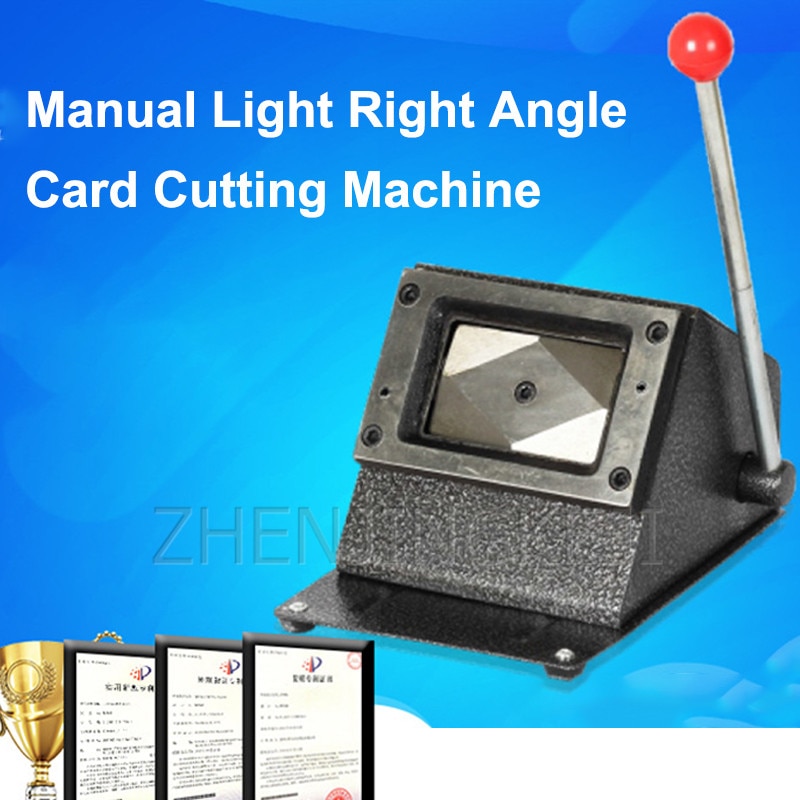 Manual Light Right Angle Card Cutting Machine Business Card Paper Cutter Paper Card Right Angle 90*55mm Cutting Tool Crop