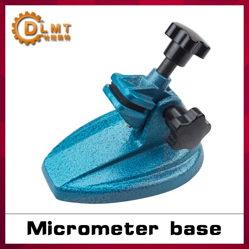 1pc Micrometer stand indicator stand Micrometer base cast iron Digital micrometer bracket Magnetic holder