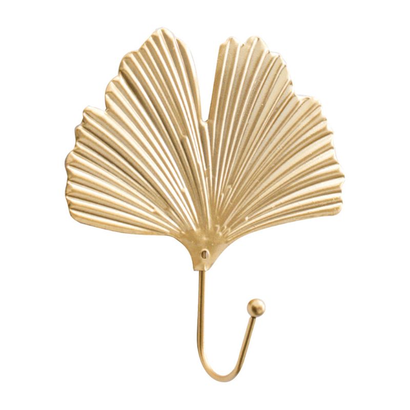 nordycki luksus haczyk w kształcie liścia torebka wieszak na kurtki wieszak na klucze ozdoba robić powieszenia na ścianie: C