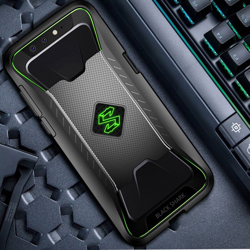 Schokbestendig TPU soft telefoon Gevallen Voor xiaomi Black Shark Case Warmteafvoer Cover Ondersteuning Gamepad voor xiaomi mi blackshark 1