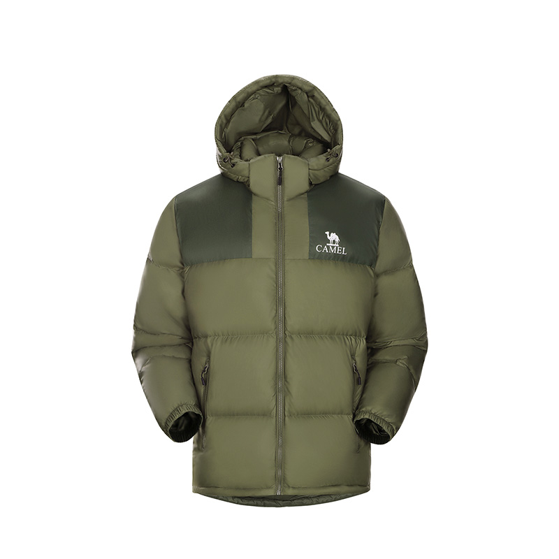 GOLDEN CAMEL Outdoor Down Jackets Women Men's Winter Coats Windbreakers Thickened Plush Bread Jacket for Men Autumn: S / Ivory