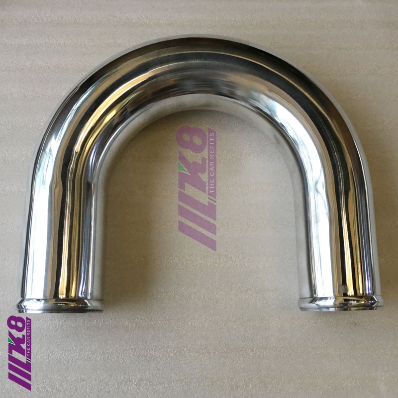 Tubo de Intercooler de 2 "pulgadas, 51mm, recto, 90 grados, 45 grados, 180 grados, J-TYPE, 2mm de espesor, tubo de aluminio artesanal, tubo de entrada de aire