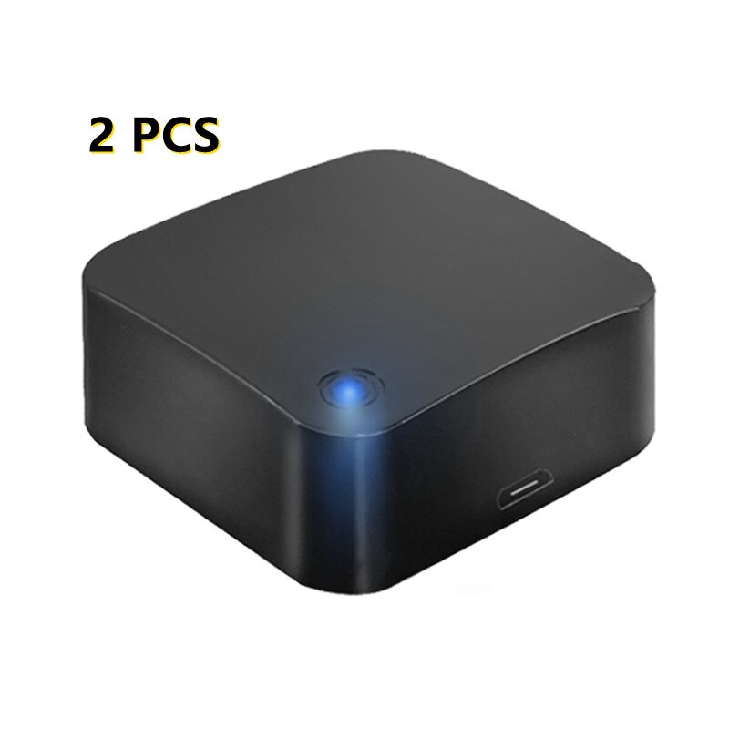 Tuya Smart Wireless WiFi-IR Remote Controller Tuya/Smart Life AP For Air Conditioner TV Work With For Alexa Echo And Google Home: 2 PCS