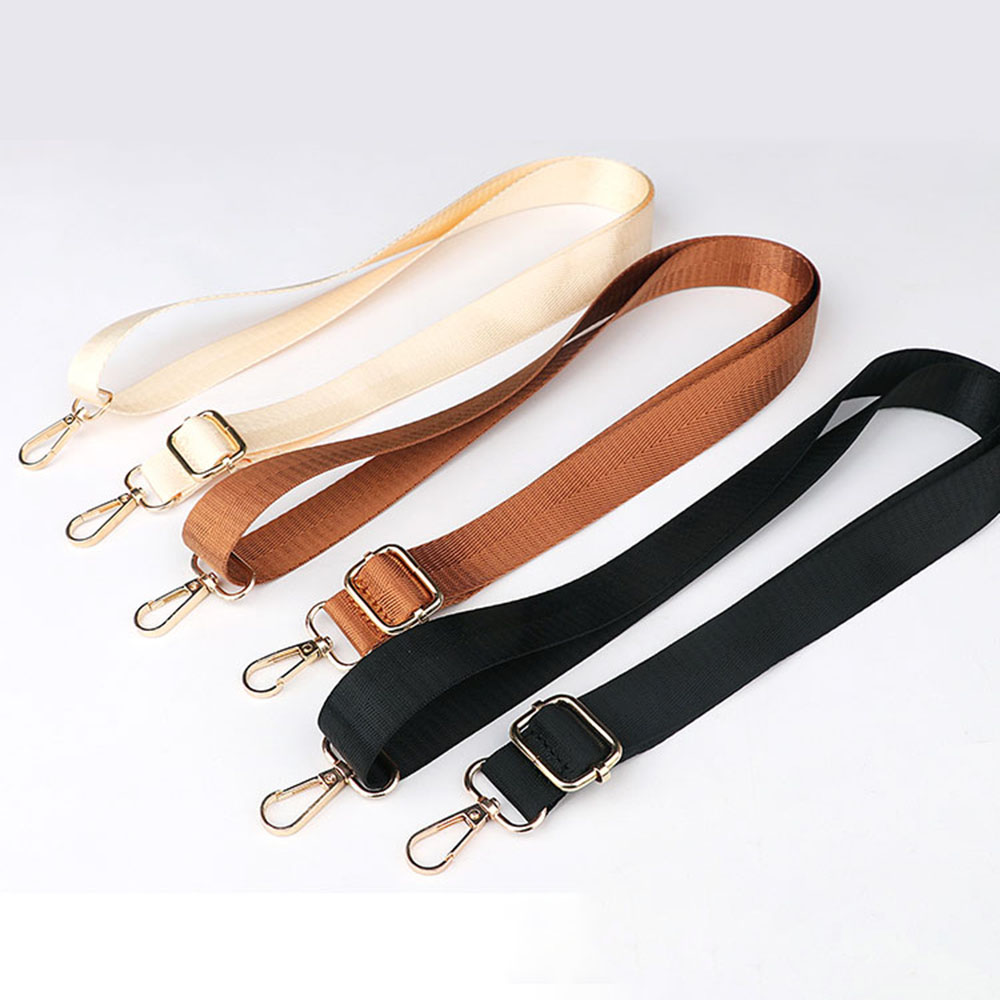 Sangle de sac en nylon pour femme, large sangle de remplacement, 1.3m de long, accessoires de messager, initiée