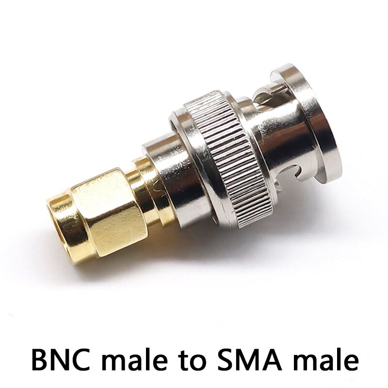 Sma Male Naar Bnc Male Sma/BNC-JJ SMA-J/BNC-J Walkie-Talkie Antenne Connector Feeder Adapter: Default Title