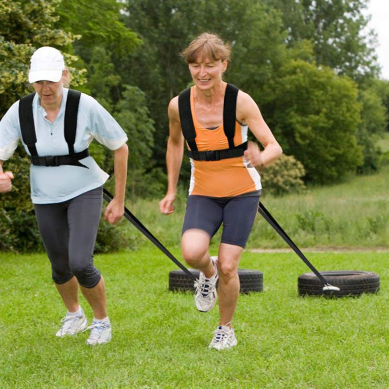 Speed Training Harnas Vest Universele Verstelbare Schouderriem Band Touw Koord Kit Trainer Voor Weerstand Praktijk