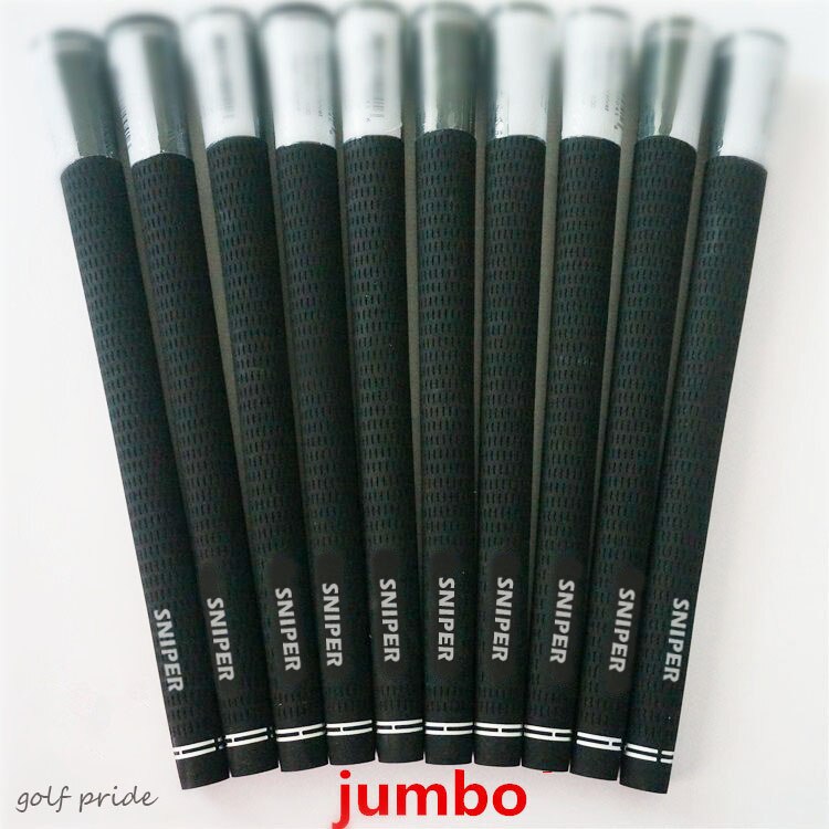 100 Punten Classic Golf Grip Standaard/Midsize/Jumbo 10 Stks/partij Drie Specificatie Optioneel: black jumbo