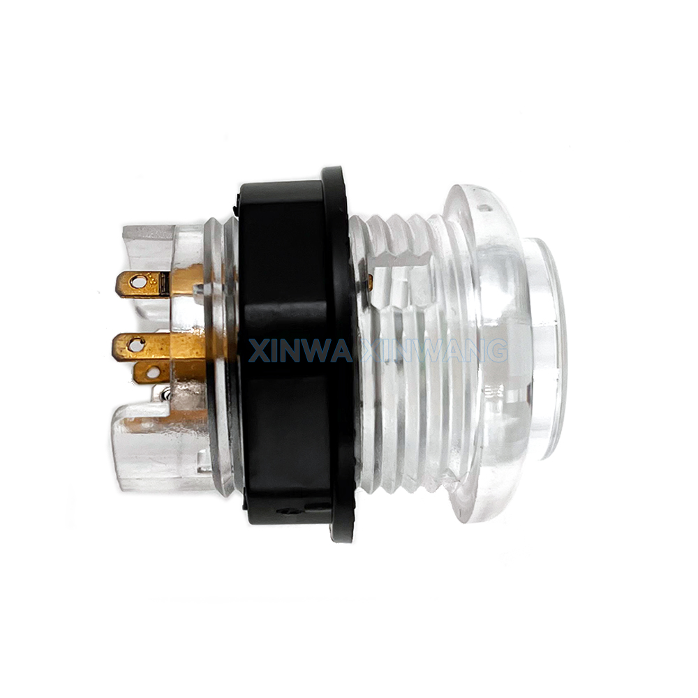 5 pces/10 pces jogo de arcade goldleaf rgb iluminado 3.3v led botão 28mm 30mm botões redondos para mame virtual flipball máquina