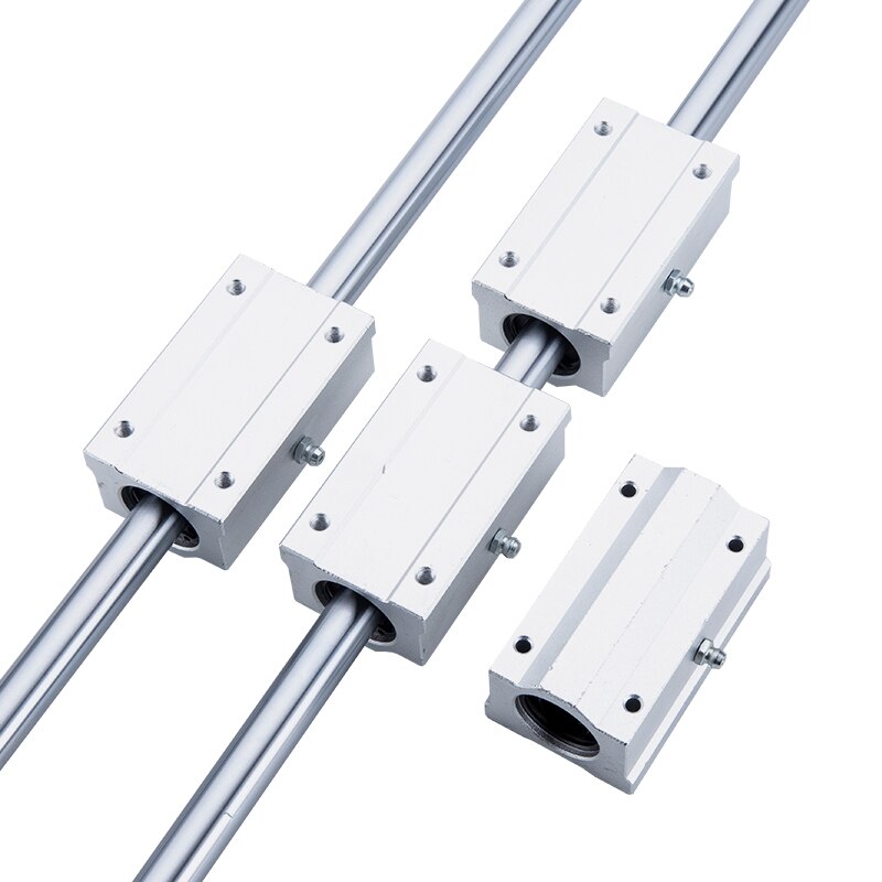 Linear track bearing 4PCS SC10LUU SCS10LUU line ball bearing slider unit 10mm line bearing slider DIY nc carving line slider