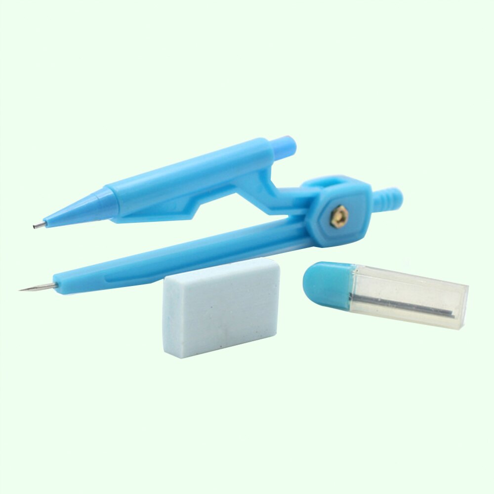 3 Pcs Compass Geometry Precision ABS Compass Propelling Mechanical Pencil Holder for Math Drafting School Students