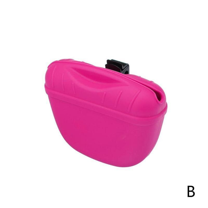 1 bolsa de Alimentación de Mascotas de silicona bolsa de almacenamiento portátil de aperitivos para perros bolsa de comida para mascotas Cinturón desmontable bolsa de adiestramiento al aire libre: B