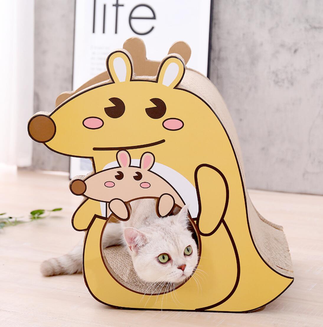 Dinozaur drapak dla kota artykuły dla kotów gniazdo pionowe kot pazur pokładzie