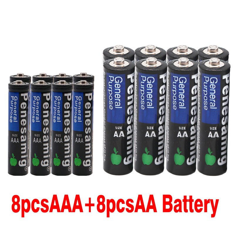 lot 1.5V pile AAA 3A alcaline Zinc carbone LR03 SUM4 et 1.5v pile aa 2a pile sèche alcaline