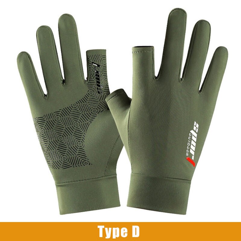 KoKossi – gants de pêche, une paire, protection des mains, libération professionnelle, antidérapants, pour sport, Fitness, cyclisme: Green D