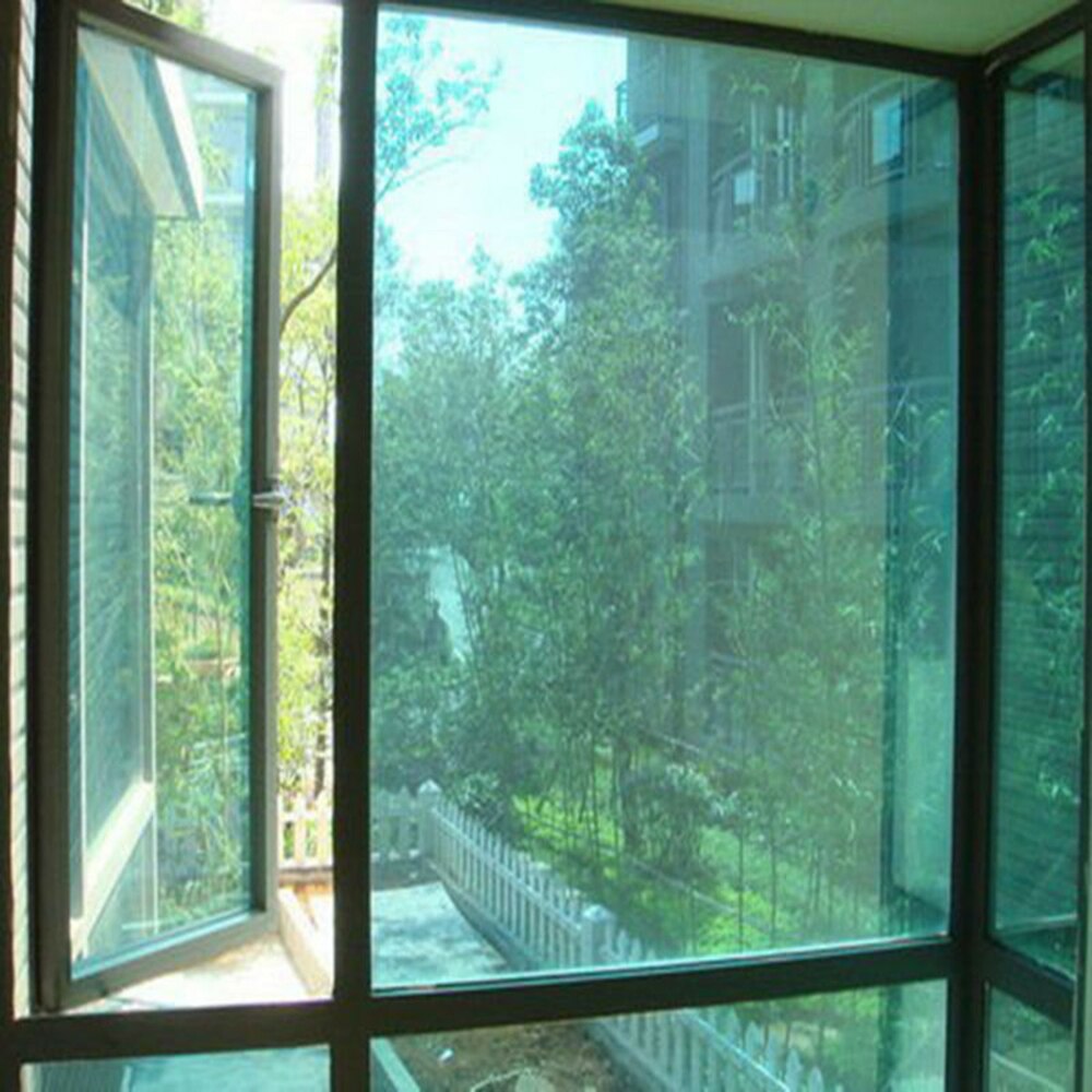 Film d'aluminium pour fenêtre, très réfléchissant, pour la teinte du verre, pour le bureau et la maison, vert-argent, 20x20 pouces, VLT15 %