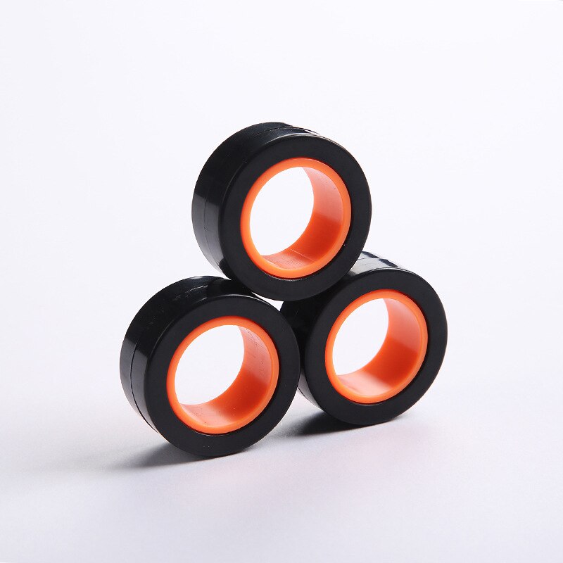 ZK20 Fidget Toys Pop it Fidget Anti Stress Roller Finger Ring Gyro Fingertip Gyro Adult Depression Toy Spinner Simpel Dimpel Toy: F