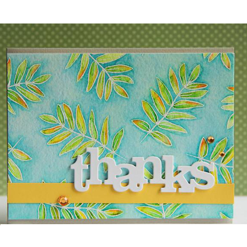 Thanks Word Die Cuts For Card Making Thanks Word dies scrapbooking metal cutting dies