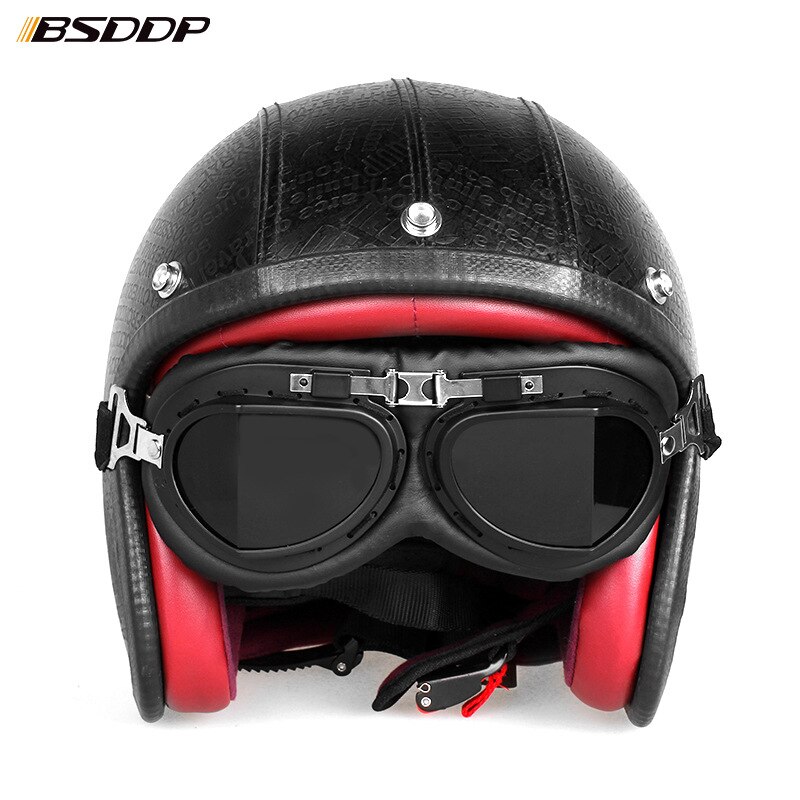 Harley pilotille steampunk mönkijä pyörä kupari kypärä retro moottoripyörälasit lasit vintage moto klassiset suojalasit