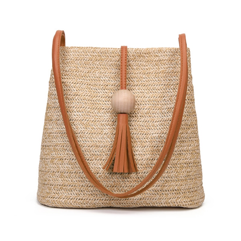 Bali vintage artesanal crossbody bolsa de couro palha redonda praia saco meninas círculo rattan saco pequeno boêmio bolsa de ombro (marrom): Default Title