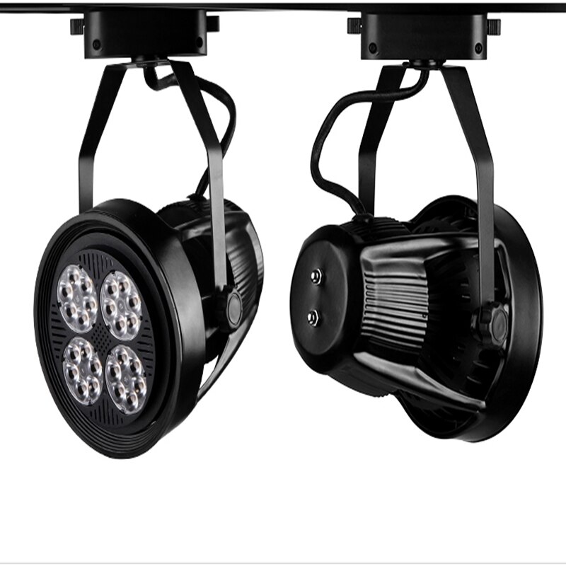 PAR30 piste lumière super lumineux 35 w magasin de vêtements projecteurs led monté lumières E27 vis piste lumières