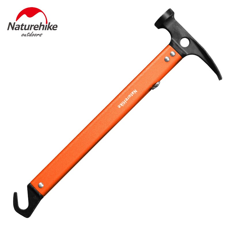 Naturehike-martillo multifunción de aluminio para acampar, accesorio para exteriores, martillo esencial familiar