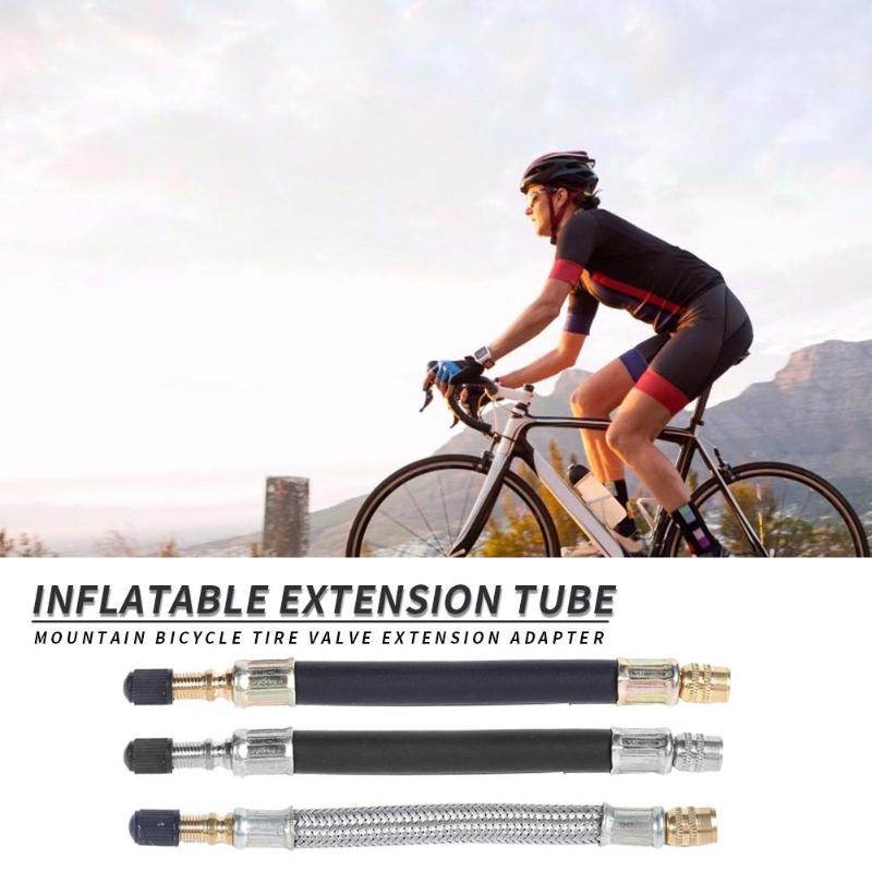 Tubo de extensión inflable Universal para patinete eléctrico M365, Xiaomi, boquilla de silicona, adaptador de válvula