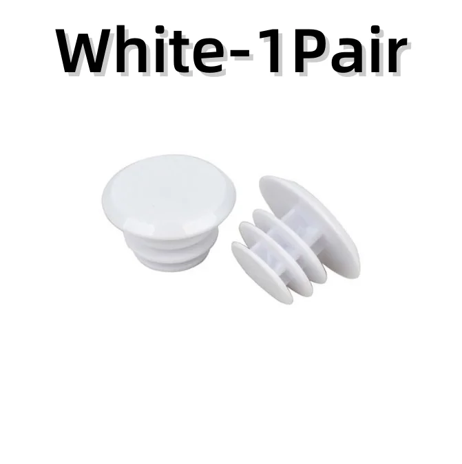 1-10 pares de tapas de manillar de bicicleta de montaña, color negro, rojo y blanco, cubiertas de plástico para accesorios de 22mm de diámetro: Caqui