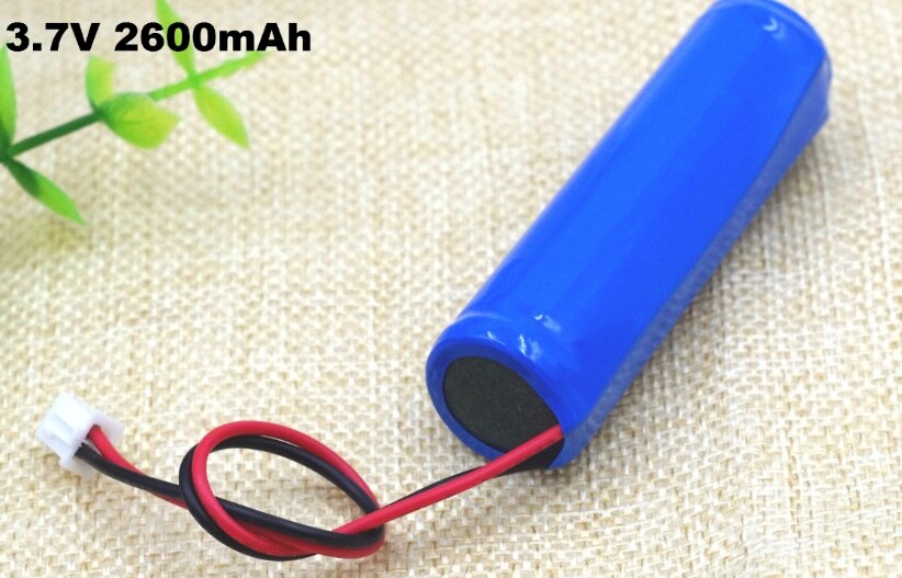 3,7 v 18650 Lithium-Batterie Pack 2600 mah 5200 mah Angeln LED Licht Bluetooth Lautsprecher 4,2 v Notfall bricolage batterien + schutz: 2600mAh With PCB