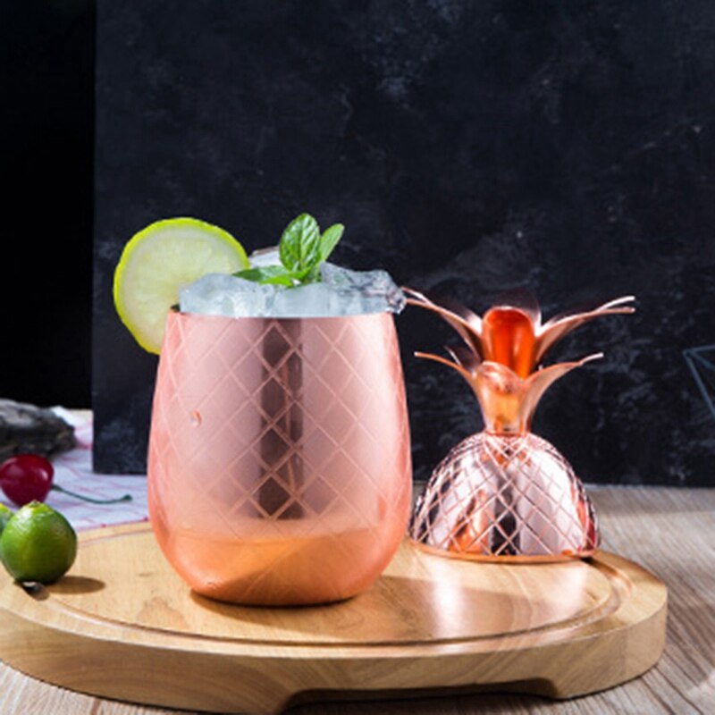 kongelig hawaiisk ananas kopp tumbler ølkrus rose måke: misligholde tittel
