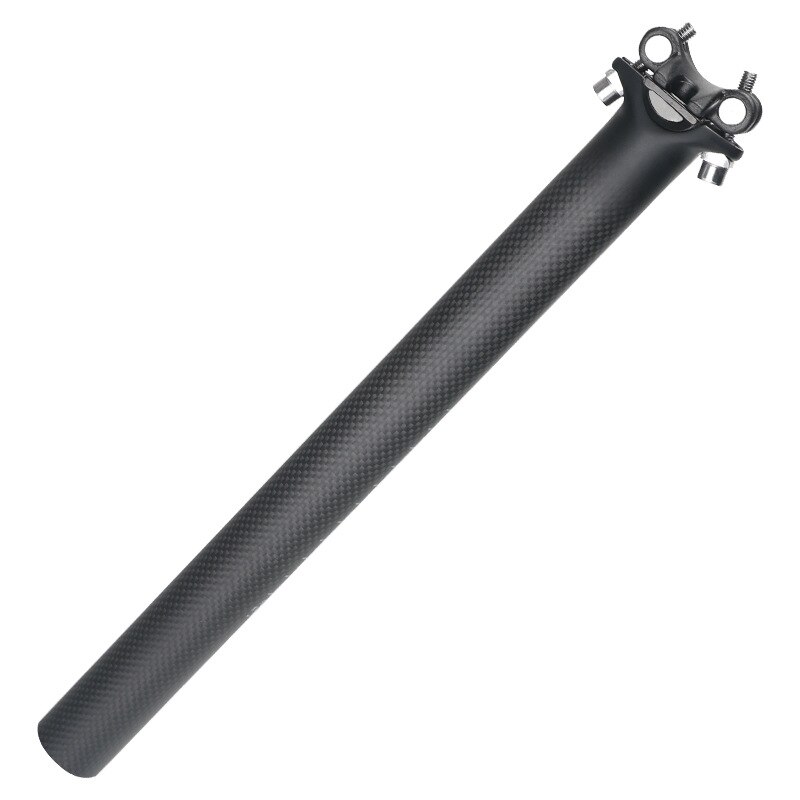 TOSEEK Carbon fiber seatpost Ultralight mtb Bike road bike Seatpost Mountain Bicycle Seat Post 27.2/30.8/31.6mm 3k Carbon Matte