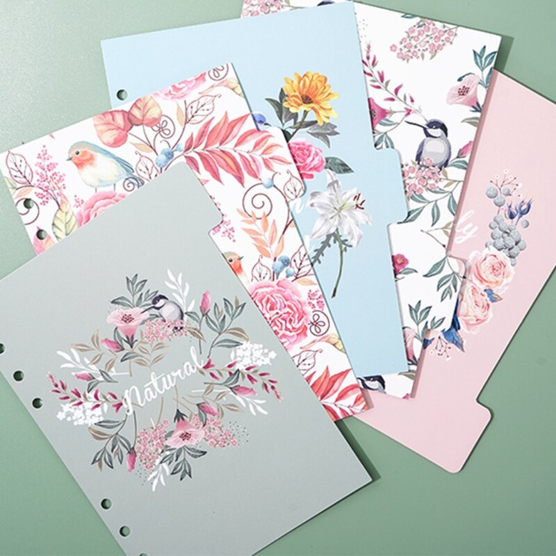 A5 Personal Planner Refillable 6 Ring Binder w/ Magnetic Buckle Closure Pen Loop