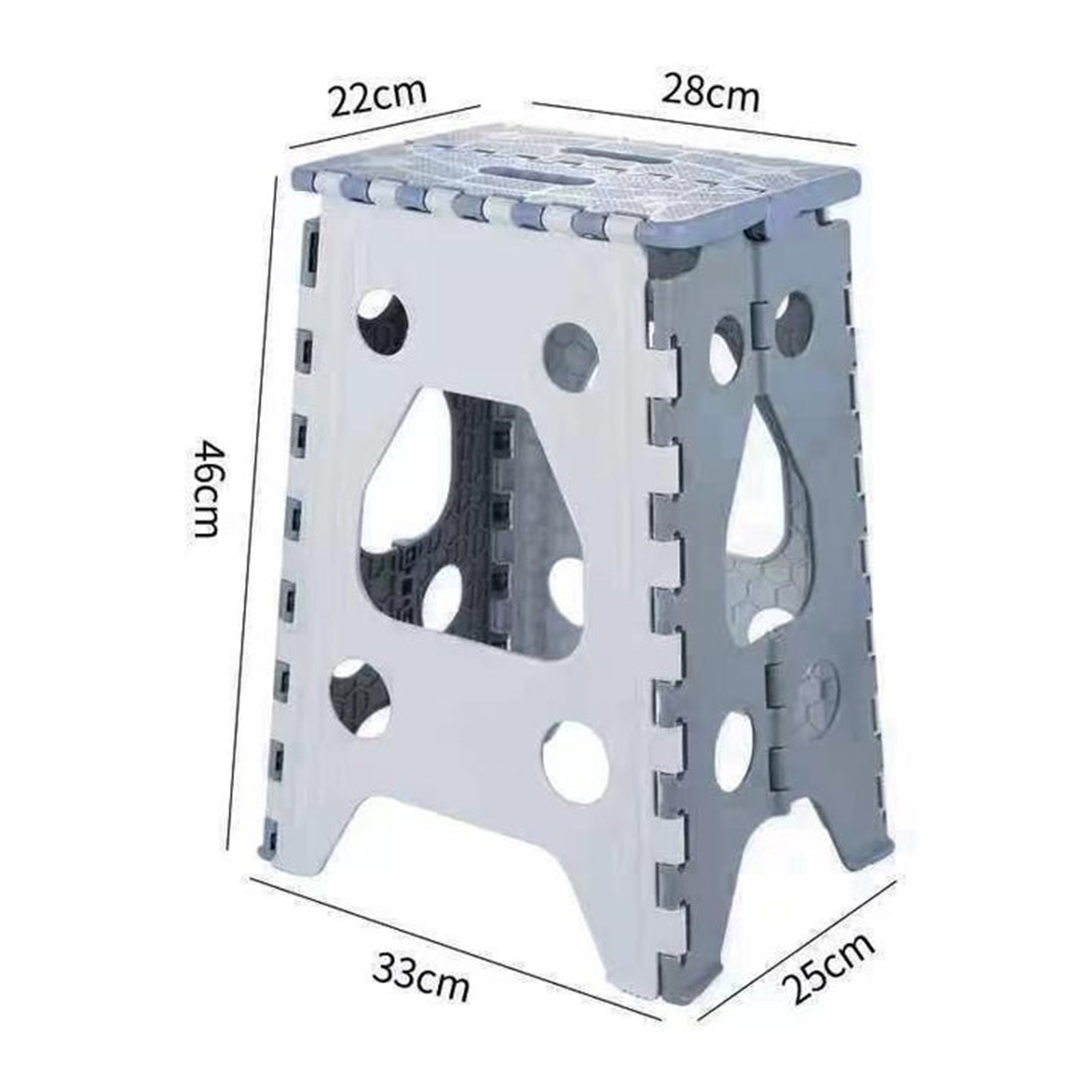 Pedal folding bench, folding chair, high weight bearing ladder, folding chair, outdoor chair, beach chair, fishing bench: Blue