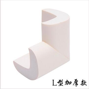 2M Rand Ecke Protector für Möbel Gummi Baby Schutz Kissen Wache Streifen Weichmacher Stoßstange Baby Sicherheit Schreibtisch Tisch: 4 PC White
